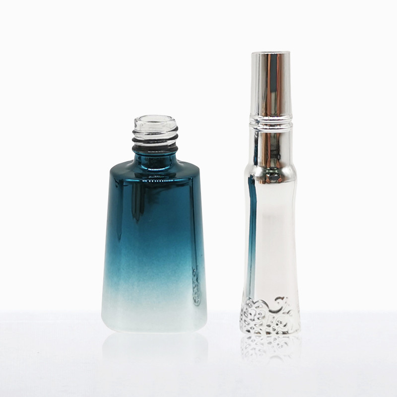 Round Shape Leak Proof Custom Nail Polish Bottles Glass 10ml 15ml