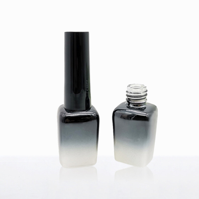 Gradientowy lakier do paznokci Mini Butelki Kwadratowy kształt 7 ml 15 ml z plastikową nasadką
